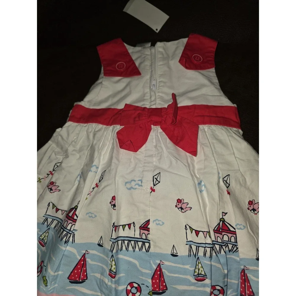 Gymboree stripes and anchors sailboat dress size 18 24 months‎ nwt